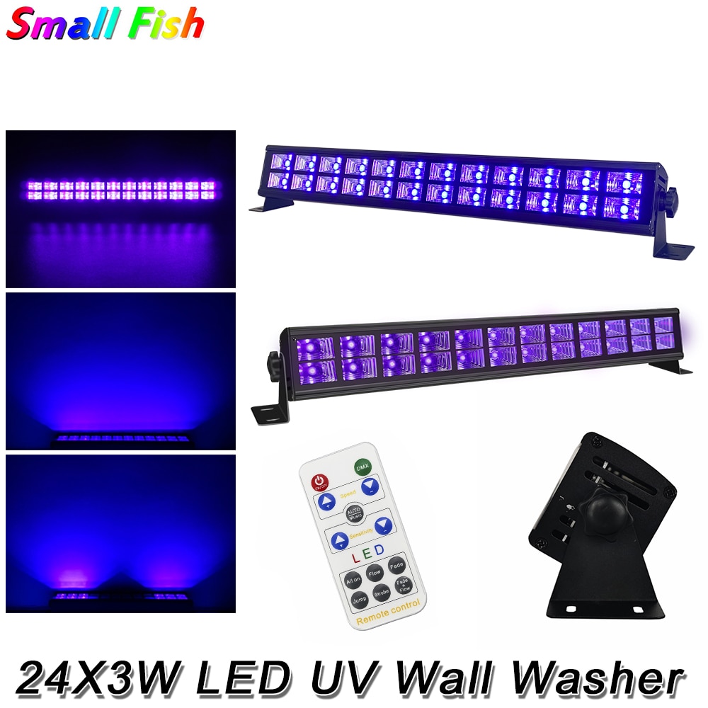   UV LED Ʈκ 24x3w,  Ź , DJ ..